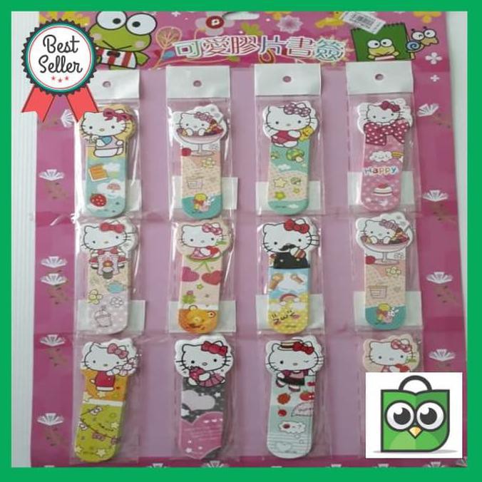 

BEST SELLER PREMIUM Bookmark kertas / Pembatas buku kertas hello kitty TERJAMIN