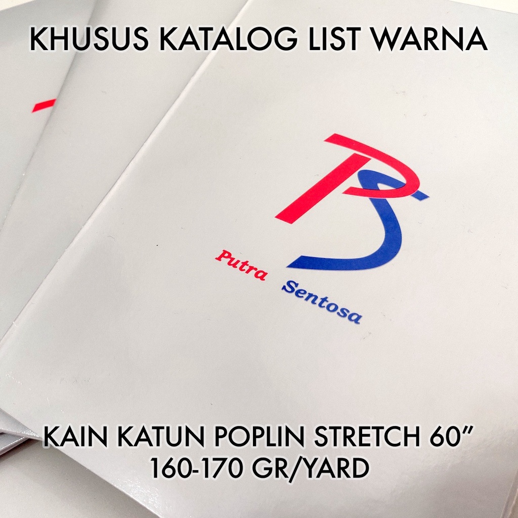 KATALOG BUKU SAMPLE WARNA Kain Katun Poplin Stretch 60"