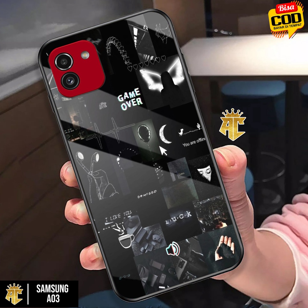 Case SAMSUNG A03 - Casing SAMSUNG A03 Terbaru 2021 AERO CASE [ MOTIF WALLPAPER ] Silikon SAMSUNG A03