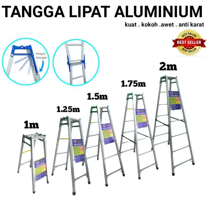 Tangga Tangga Lipat 2Meter // Tangga Multifungsi Pg 1 200Cm / 2M /2 Meter