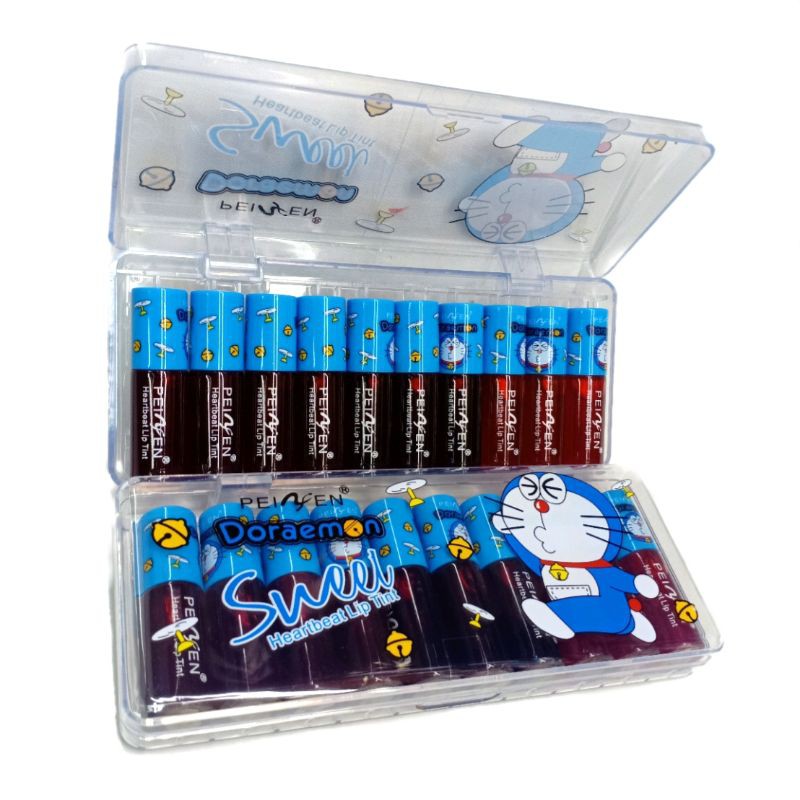 lip tint mica doraemon sweet // isi 10.pcs