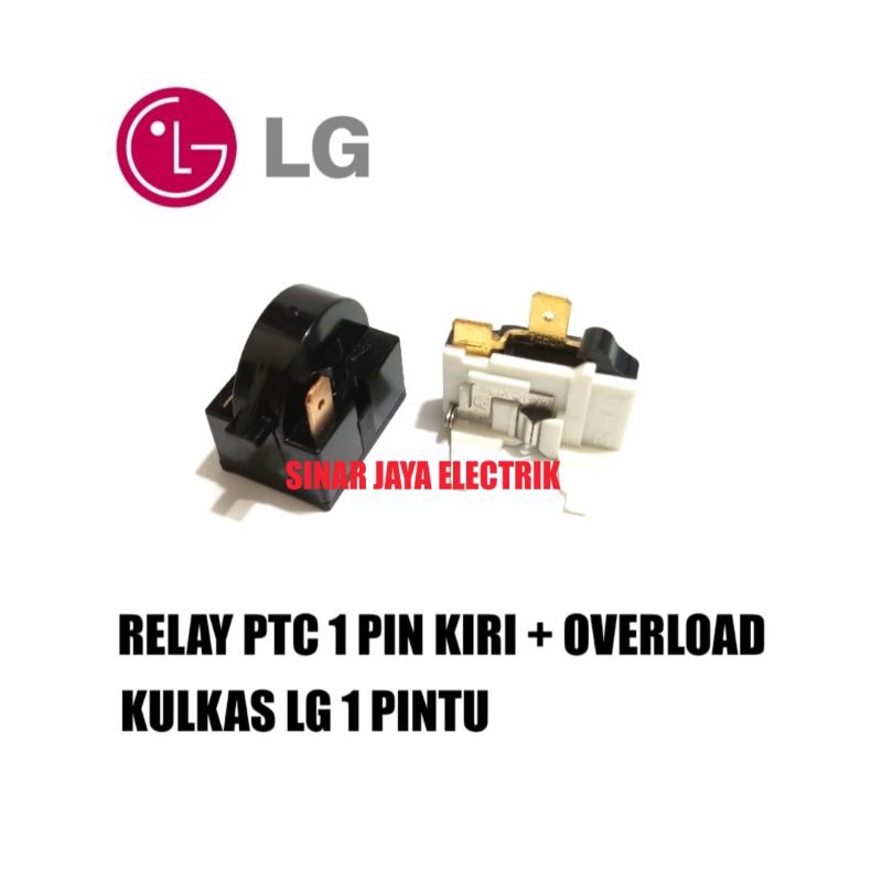 RELAY PTC OVERLOUD KULKAS LG 1 PINTU