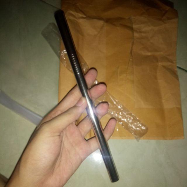 Stainless Steel 12mm Reusable Straw / Bubble Tea Straw / Sedotan Stainless