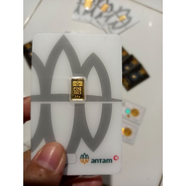 logam mulia antam 0.5 gram redmark cetakan terbaru tahun 2021 / emas batangan 24karat