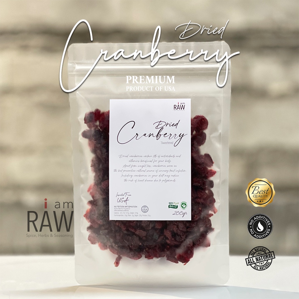 

IAM RAW BUAH CRANBERRY KERING | DRIED CRANBERRY PREMIUM