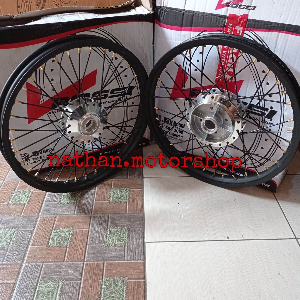 Velg yamaha F1ZR/FORCE1 140*140-17 Sepasang 2Pcs - Velg Rossi Jari Jari F1ZR Sepasang - Velg Rossi O