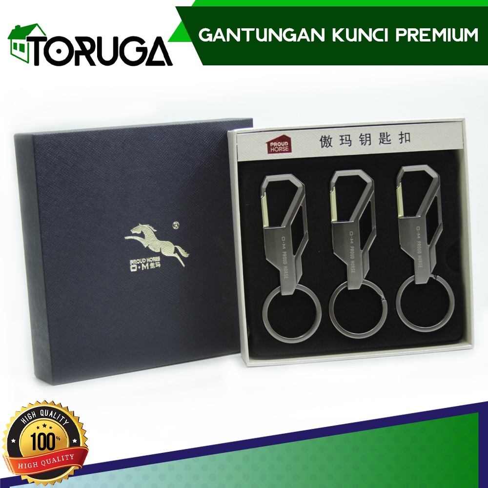 Gantungan Kunci Mobil Motor Pinggang Zinc Alloy Dark Brown