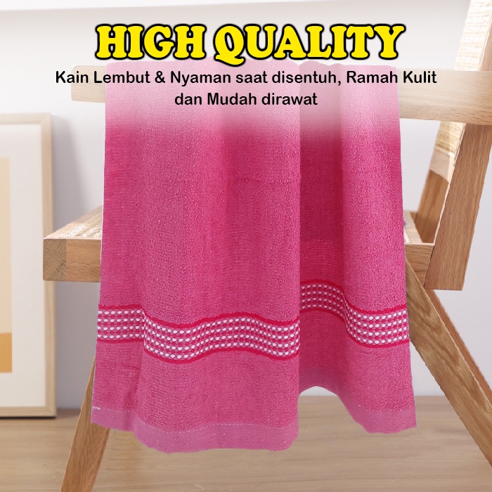 Handuk Mandi Dewasa  Katun Ukuran 70cmx140cm Handuk Mandi Terpopuler / Kualitas Impor Terbaik (H17)