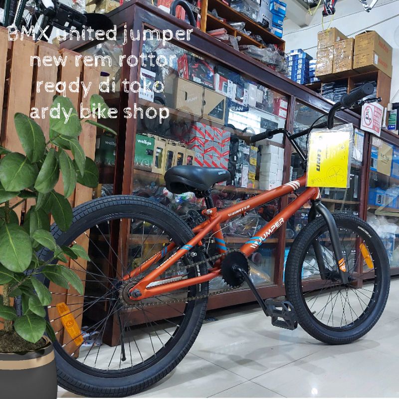 bmx fresstyle united jumper park sepeda anak dewasa 6 tahun ke atas free style