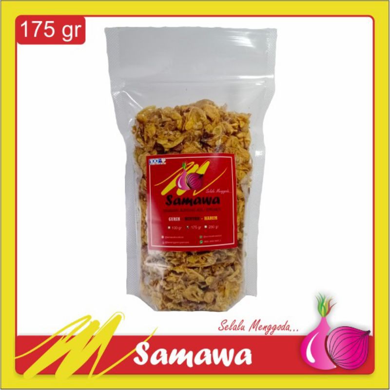 

Bawang Goreng Samawa Asli Brebes 175gr