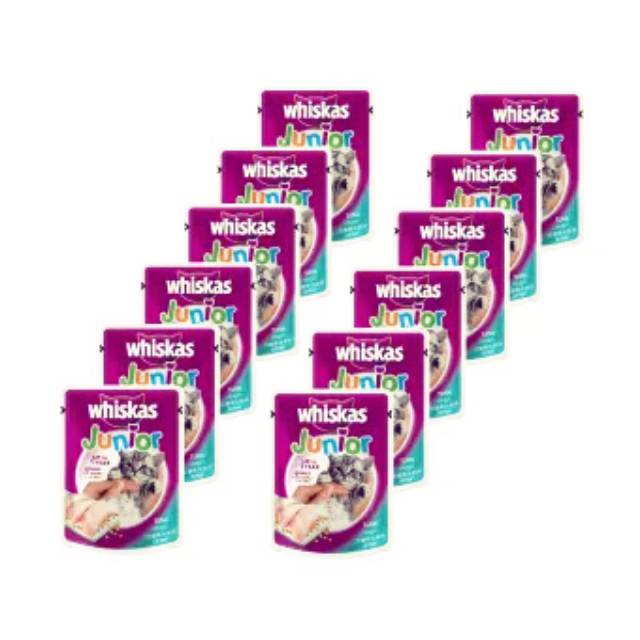 Jual Whiskas Junior Sachet 85 gr (12pcs) Shopee Indonesia