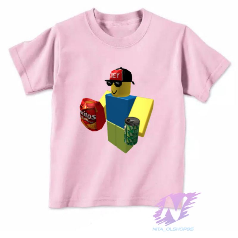 kaos anak roblok minicraft baju roblox