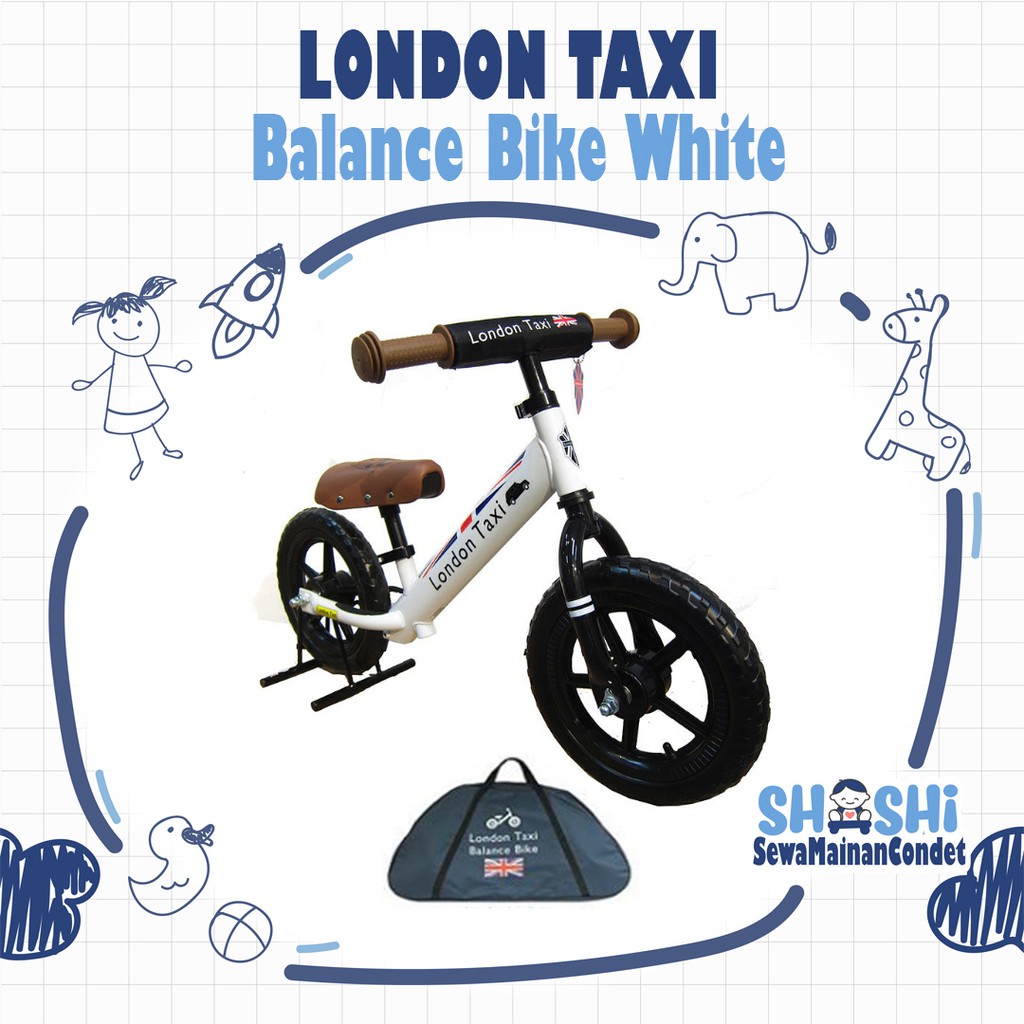 Sewa  London Taxi Balance Bike White