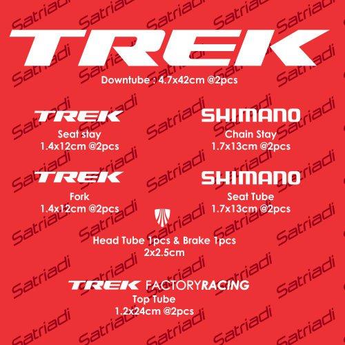 Stiker Sticker Frame Sepeda Trek Madone 2016 Pasti Ready