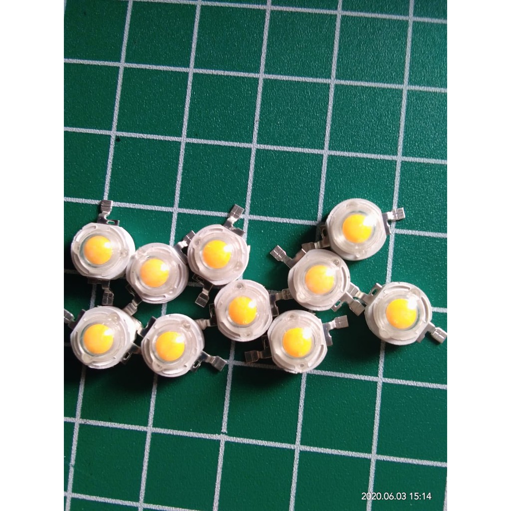 [DSP-9066] HPL LED 3 WATT YELLOW 585 - 590 nm SUPER BRIGHT