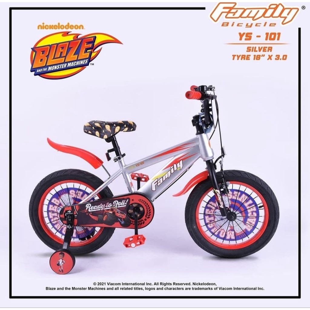 Sepeda BMX Family Blaze 16 Inch YS-101 Monster Machines