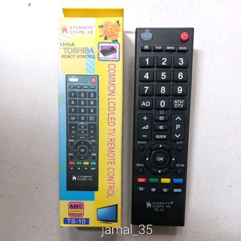 REMOTE REMOT TV TOSHIBA LCD LED MULTI KHUSUS TV MEREK TOSHIBA