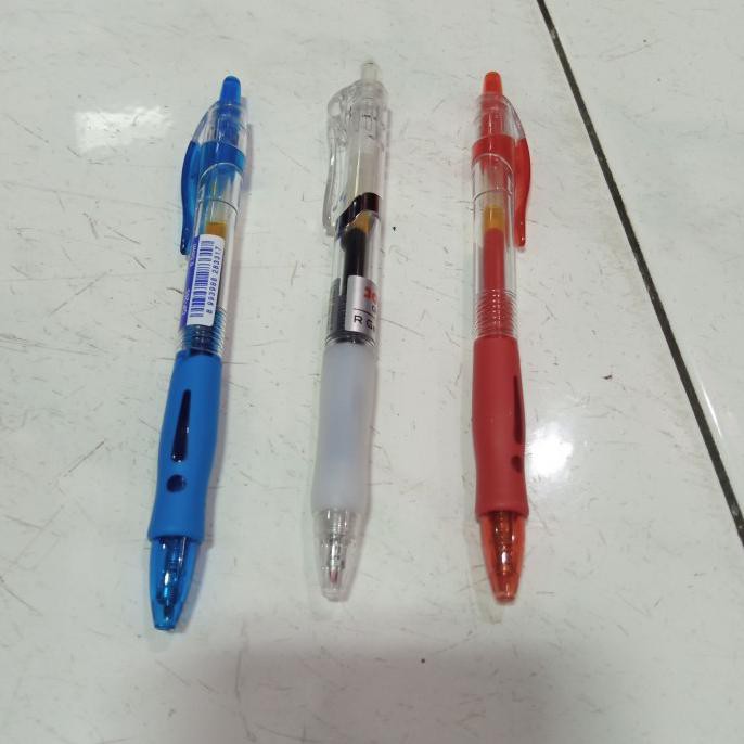 

1 Buah Pulpen 0.5 Mm Ball Liner Sign Gel Pen Retractable Berkualitas - Hitam