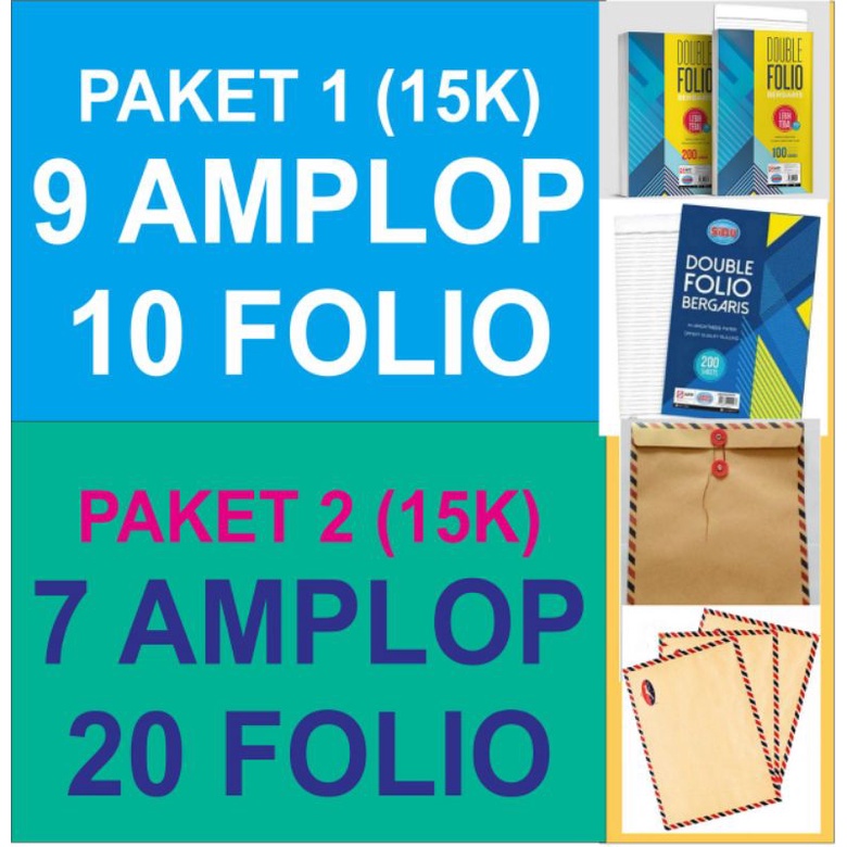 

Paket Amplop Folio