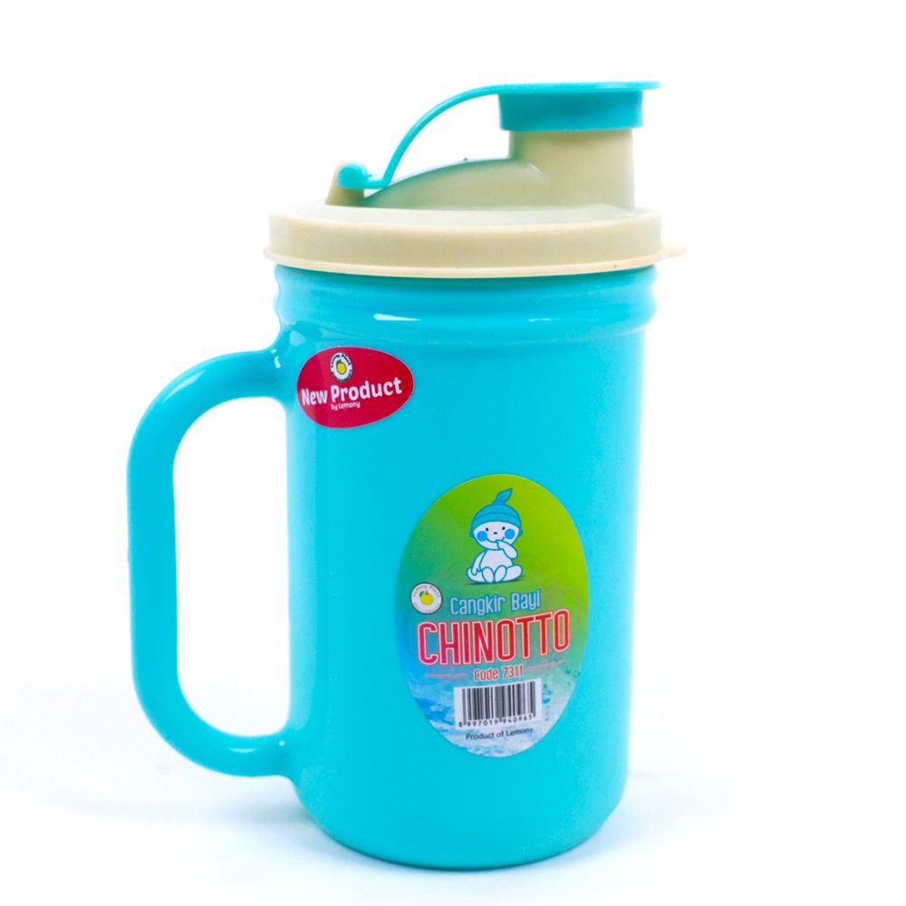 RD - Cangkir Bayi Botol Minum Anak Tutup Chinotto lemony / Mug Minum Anak Lucu