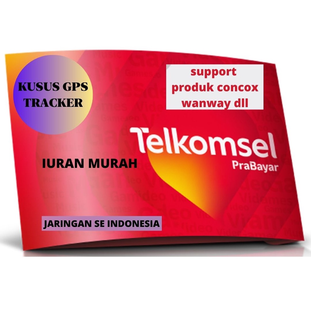 kartu gps tracker prabayar aktip simpati telkomsel iuran 17rb per bulan