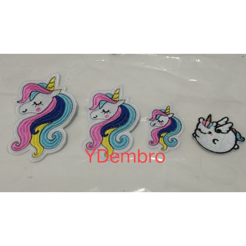 Patch Bordir Karakter Kuda Pony