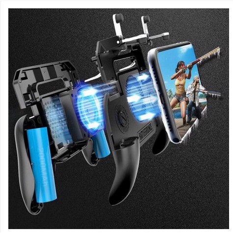 stik game PINZY SR 2000mAh Power Cooling Fan Gamepad Hand Grip for Mobile