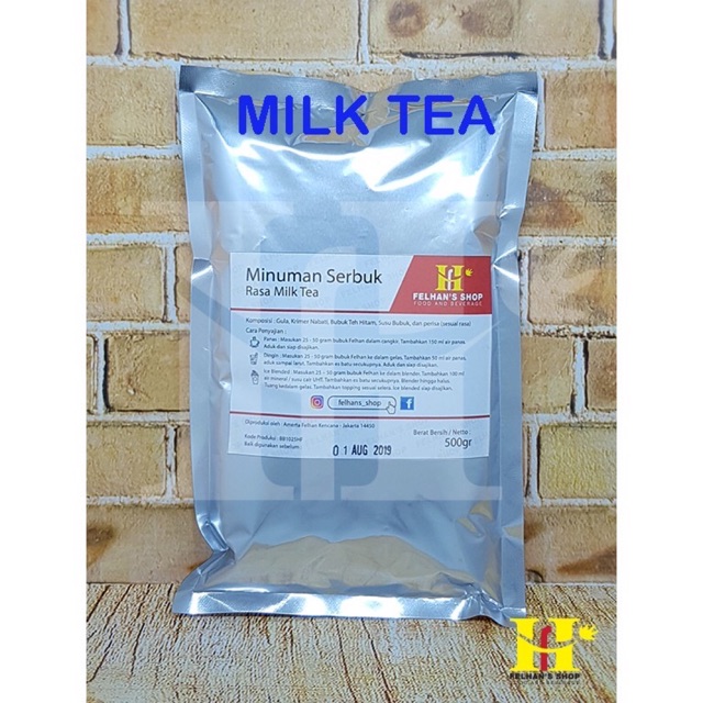 

(500 Gram) Milk Tea Premix Milkshake / Bubble Powder Drink