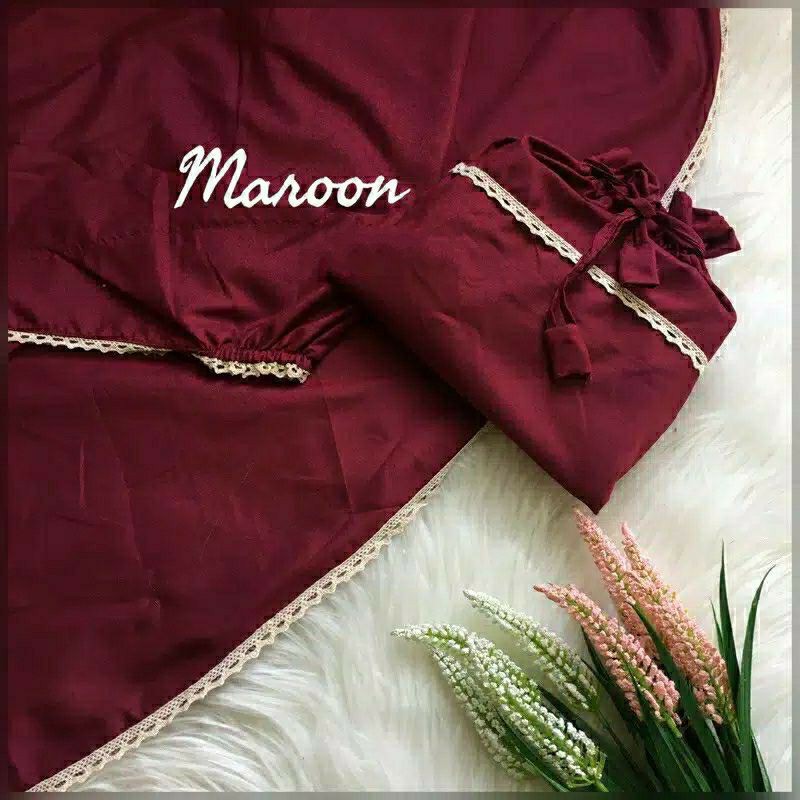 MUKENA TRAVELL SERIES MURAH Warna Moca Bahan Katun Micro Premium Set Atasan + Bawan + Tas Cantik