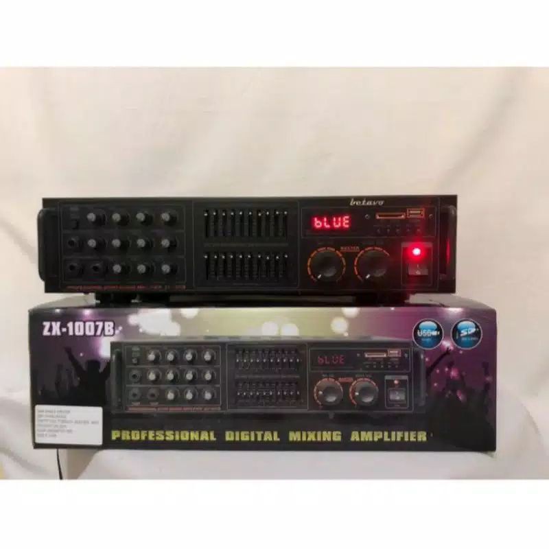 power amplifier karaoke betavo ZX1007B ZX 1007 B USB Bleutooth TERBAIK