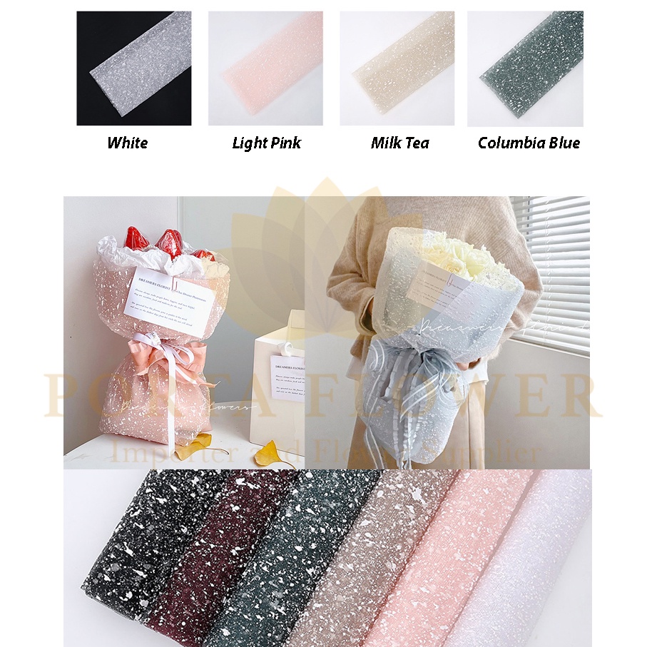 

(ISI 10 LEMBAR) Flower Wrapping paper /Kertas Bunga Wrapping Paper WP025