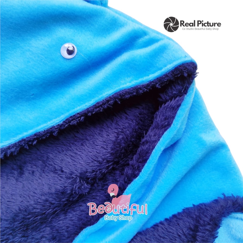 Baby.ou - Selimut Topi Bayi Double Fleece Hangat &amp; Lembut / Baby Blanket