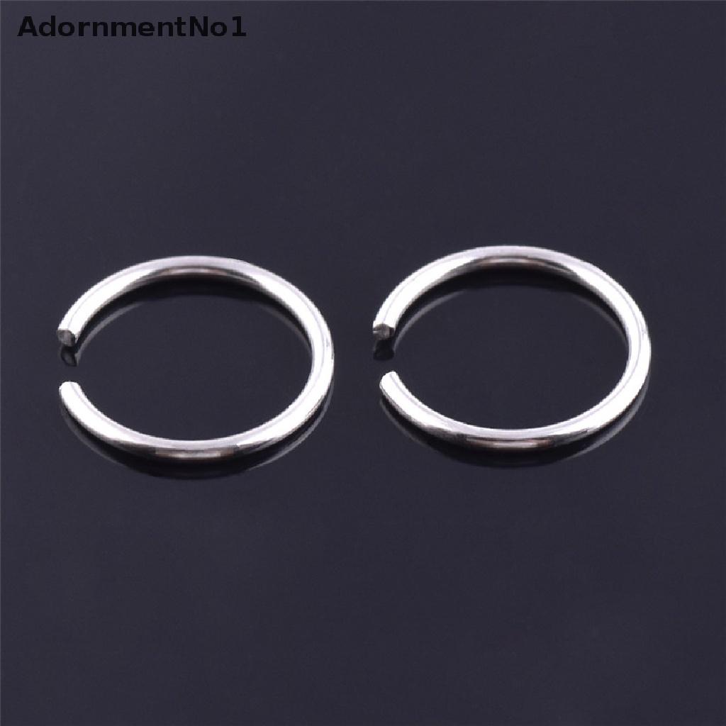 (AdornmentNo1) 40pcs / Set Cincin Tindik Hidung / Bibir Bahan Stainless Steel Aneka Warna Untuk Pria / Wanita