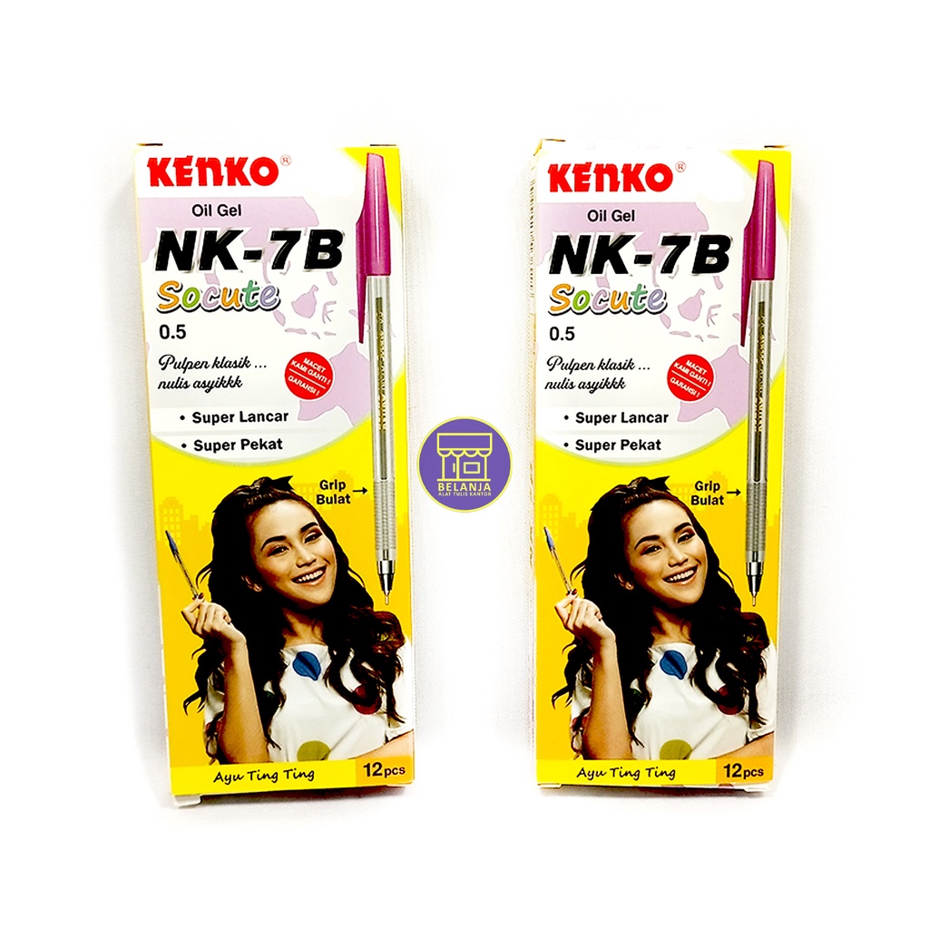 

KENKO Pulpen - Pen NK-7B Socute Oil Gel 0.5mm - Per Pcs