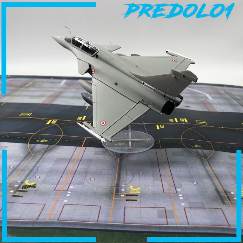 (Predolo1) Miniatur Diecast Pesawat Tempur Rafale Skala 1 / 72 Bahan Alloy Dengan Stand