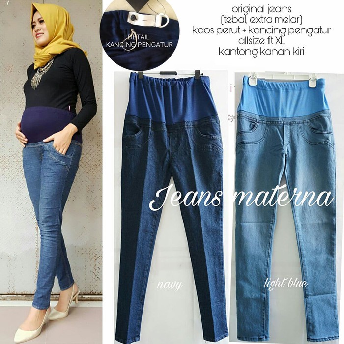 Celana Jeans Ibu Hamil - Jeans Materna - Celana Jeans Hamil