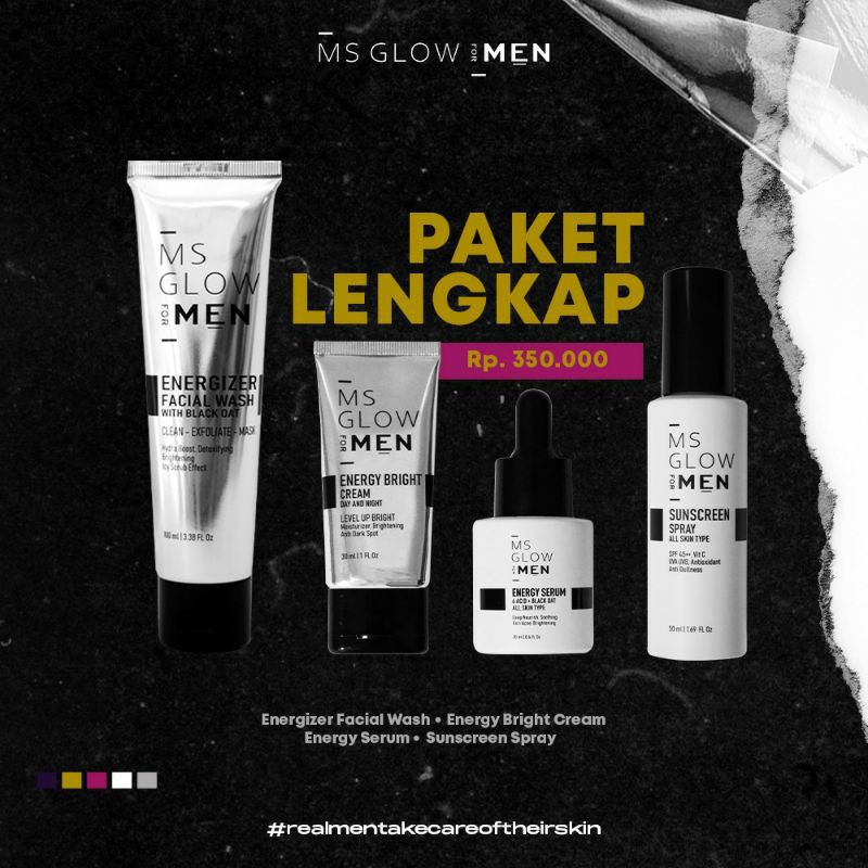 MS GLOW MEN PAKET LENGKAP