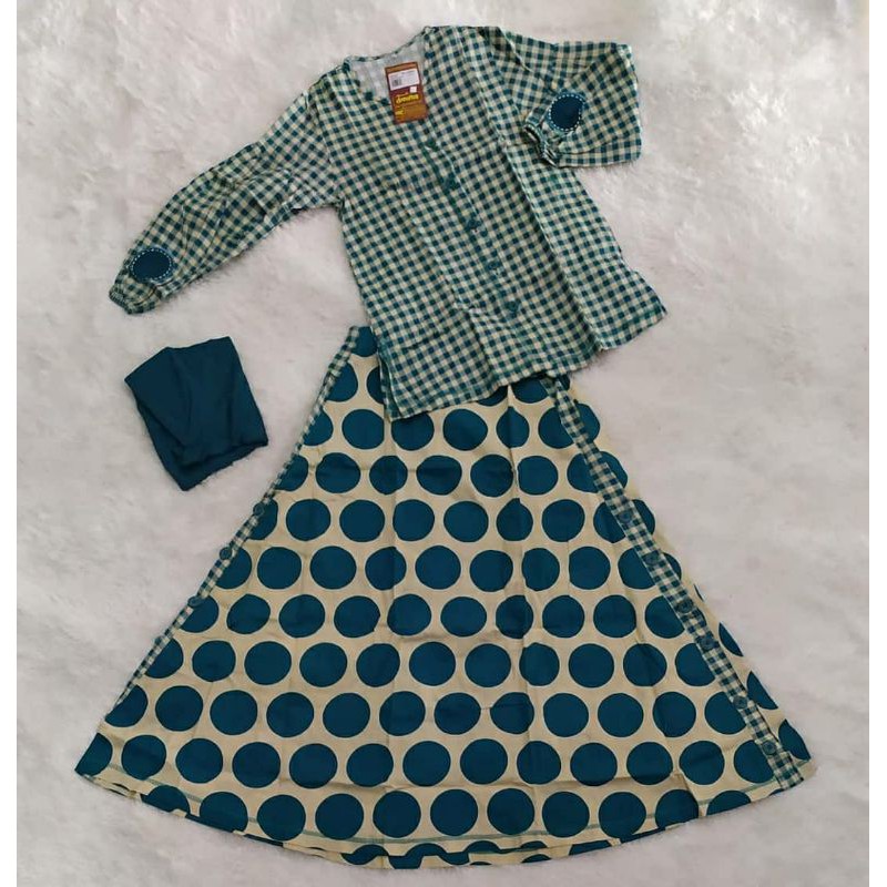 Dannis anak setelan polkadot 2021