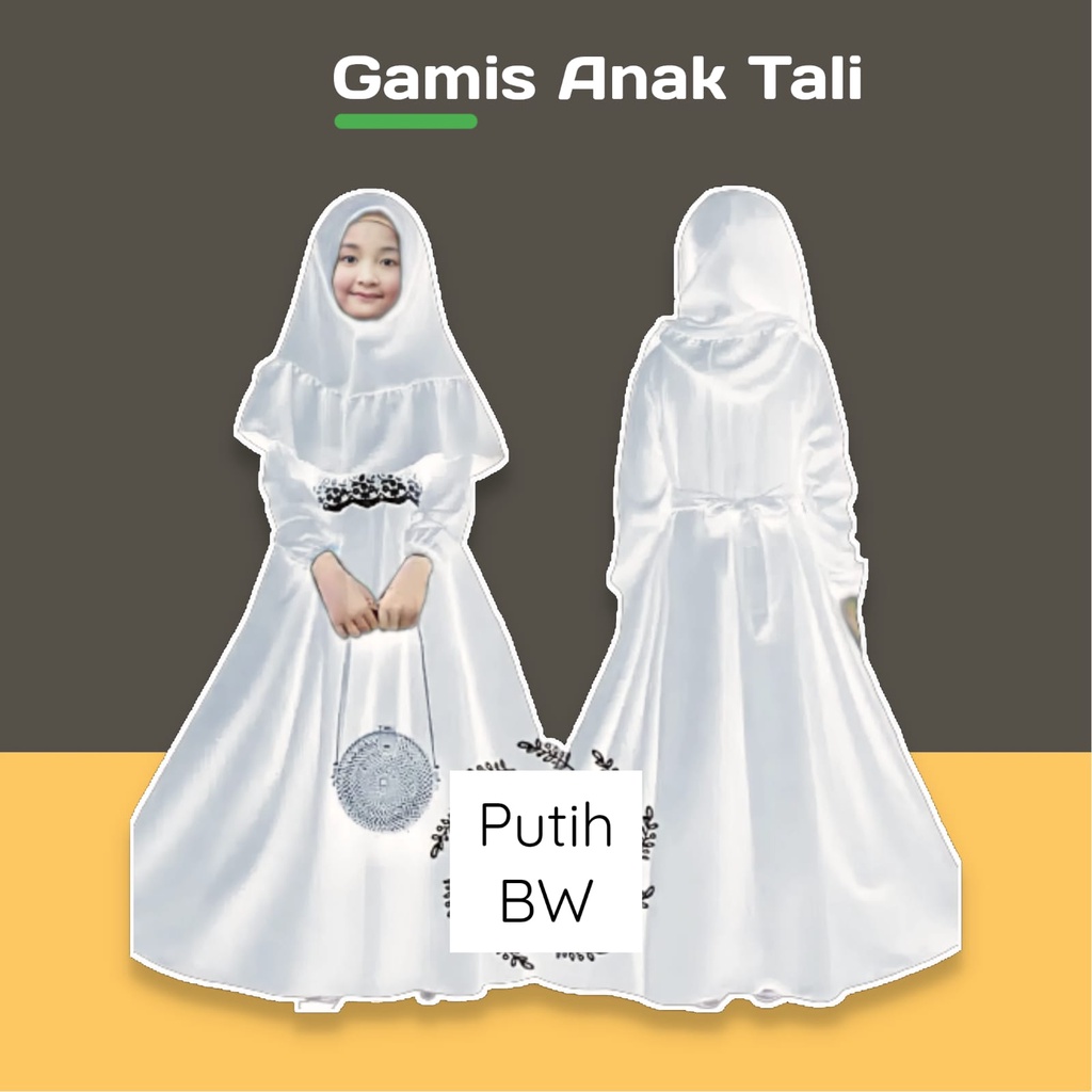 Setelan Baju Muslim Anak Perempuan Gamis Syari Anak Terbaru 1 - 8 Tahun