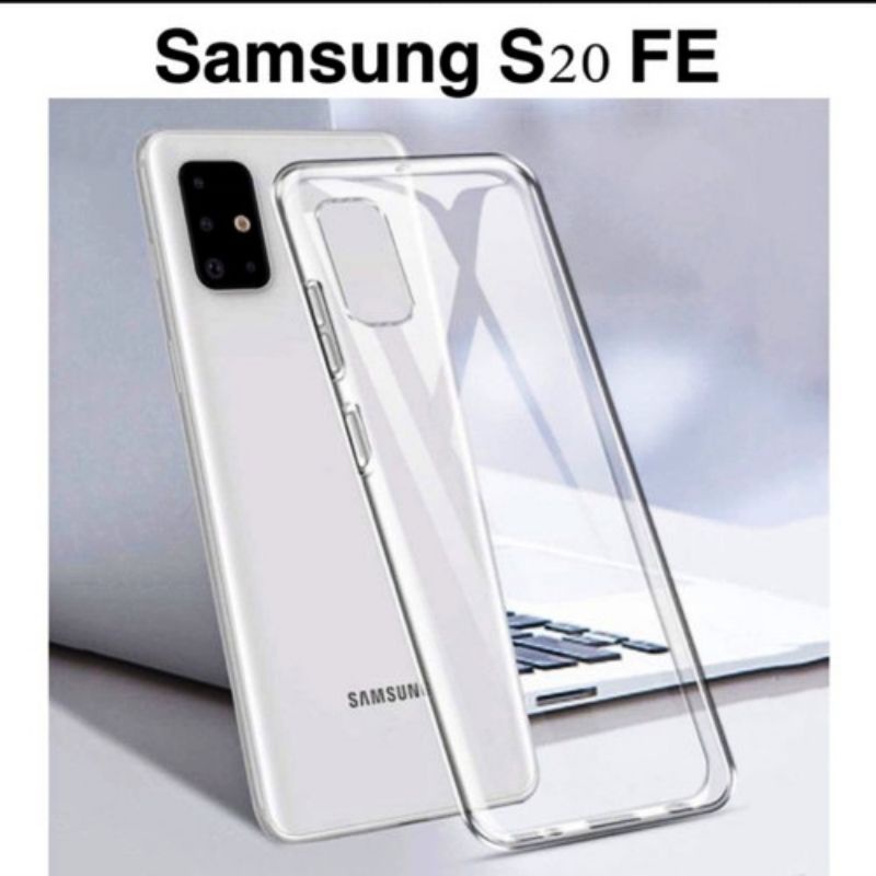 HD Clear Case Samsung A23 A33 A53 A32 M22 M33 Note 9 S20 FE S21 FE Tebal Transparant anti slip 2.0mm