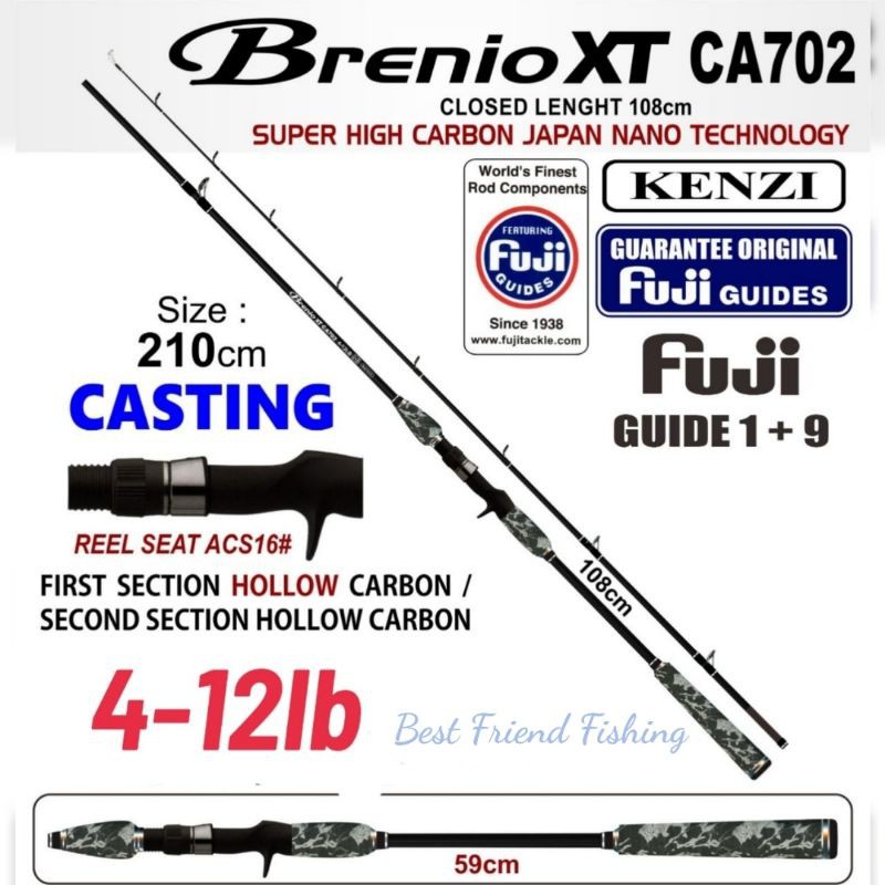 JORAN KENZI BRENIO XT BAITCASTING ROD