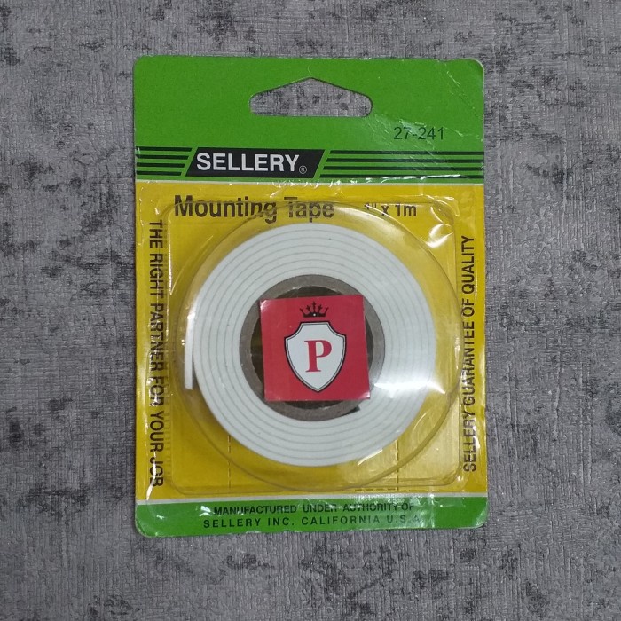 

Aman Mounting Tape 1" X 1Meter Sellery 27-241 ( Double Tape Sellery ) Berkualitas