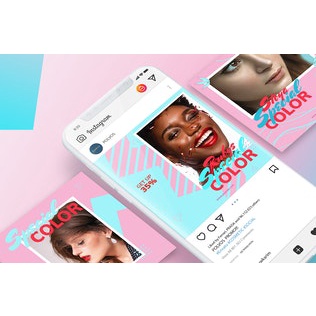 Cosmetic Social Media Kit - Photoshop