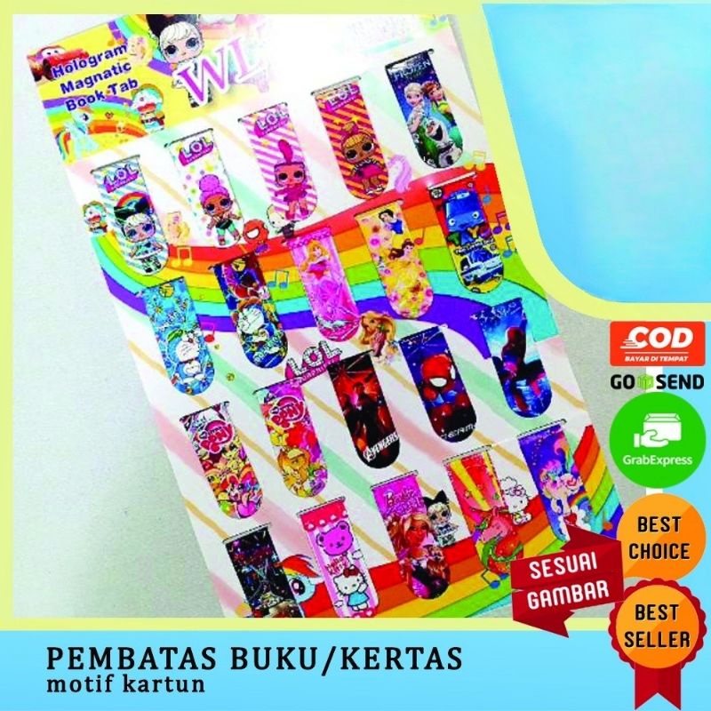 

Hologram magnetic book cartoon