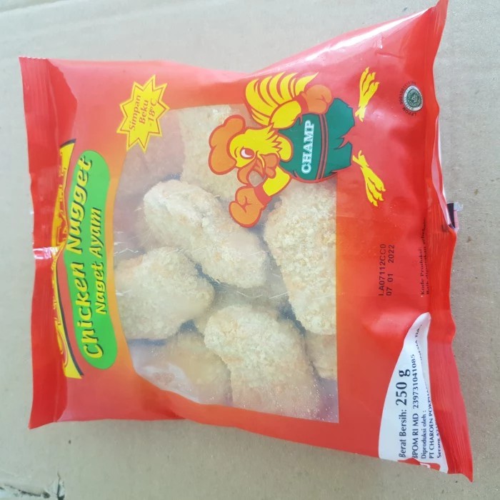

champ chicken nugget 250 gr