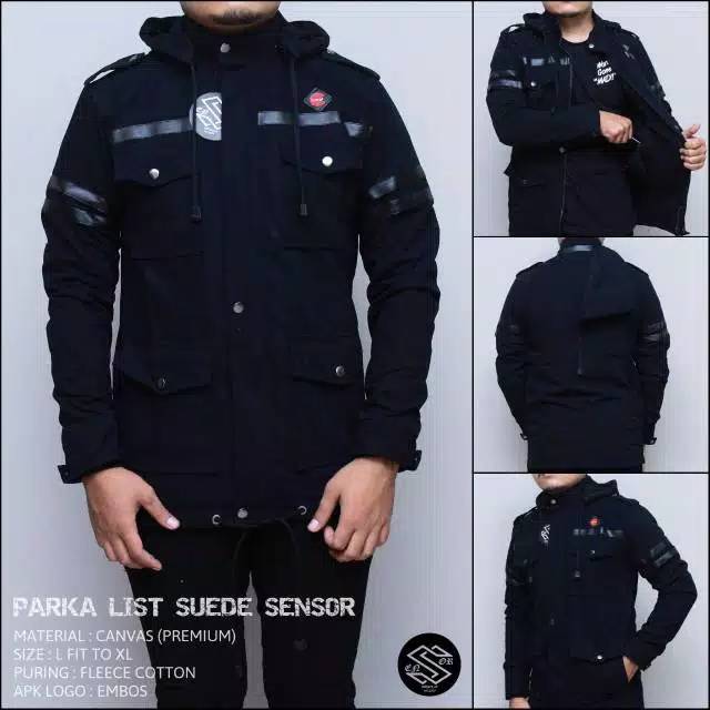 50+ Model Jaket Parka Bahan Kanvas Terbaik