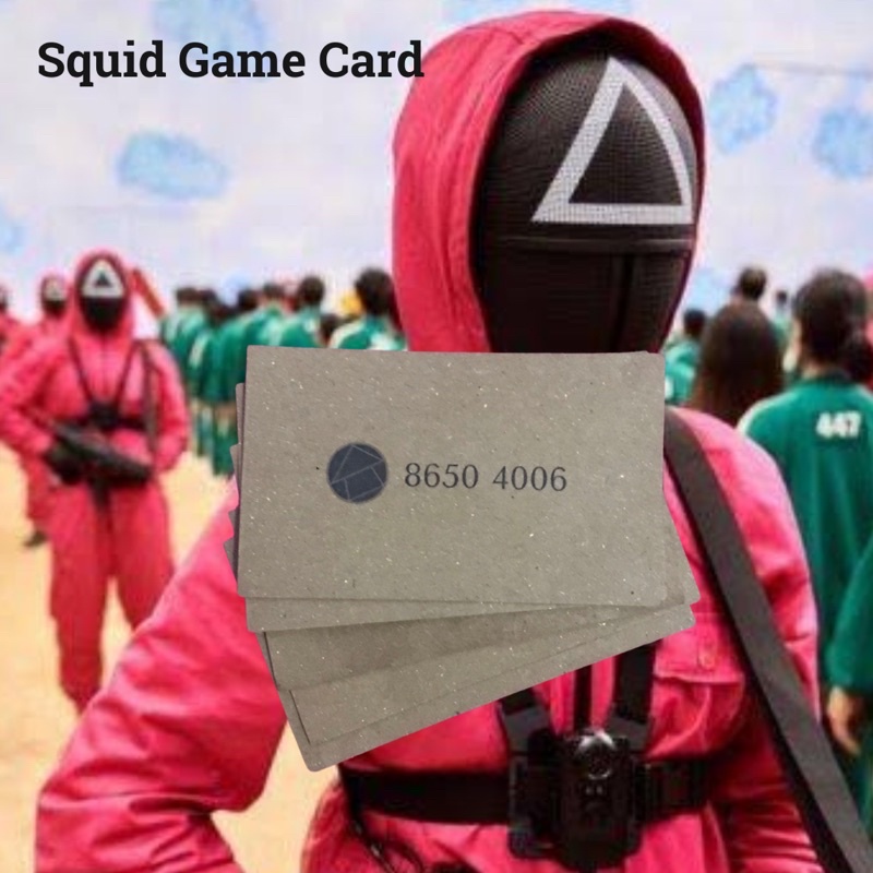 (ISI 5) Kartu Squid Game / Squid Game Card