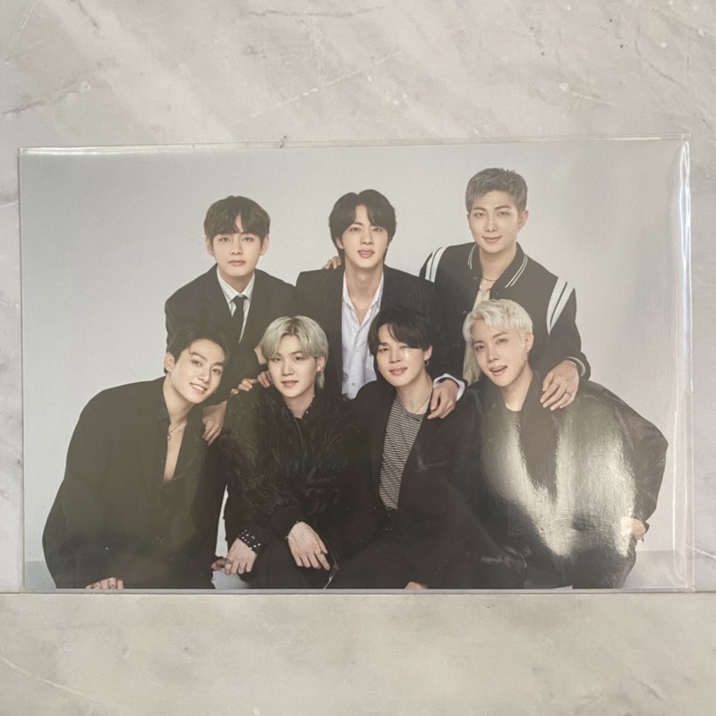 BTS ptd permission to dance postcard ot7 on stage fleece up jacket official nyel 2021