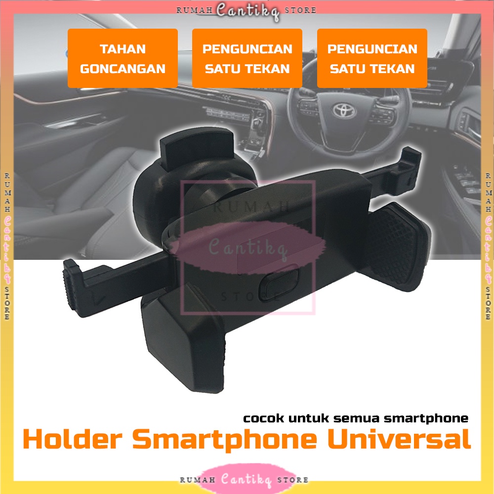 [BISA COD] Jepit Ventilasi AC Holder Handphone / Phone Holder Mobil / Holder HP di AC Mobil / Holder Universal