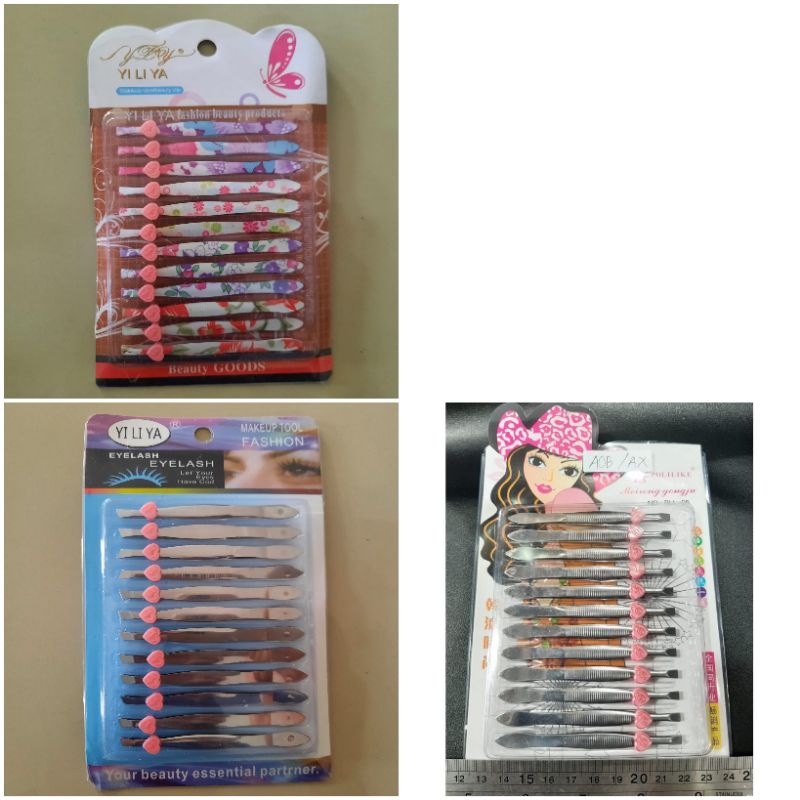 Pinset Bulu / Alis Per Lusin 12pcs Grosir